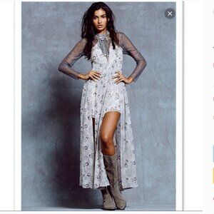 Free People Limited Elegant Floral Lace Dress Never Worn